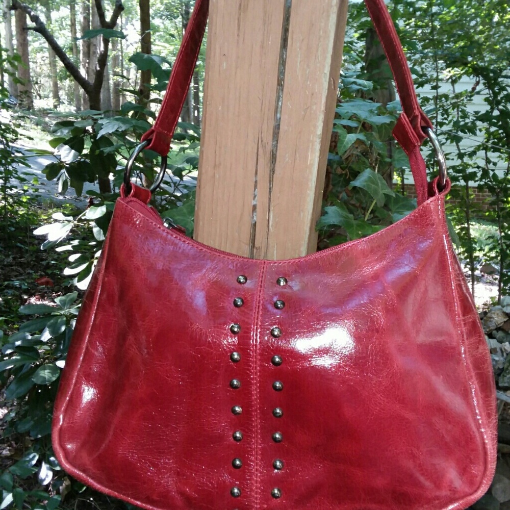 Sopresa! Red Leather Shoulder Bag